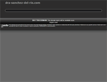 Tablet Screenshot of dra-sanchez-del-rio.com